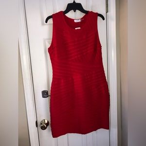 NWT Calvin Klein red dress